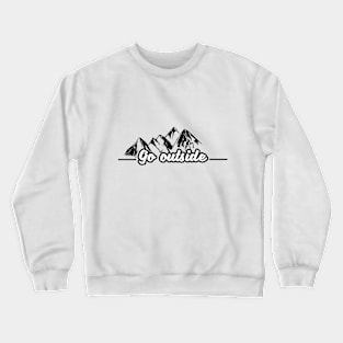 Go Outside Mountain Range Crewneck Sweatshirt